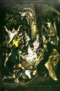 El Greco adoration of the shepherds oil